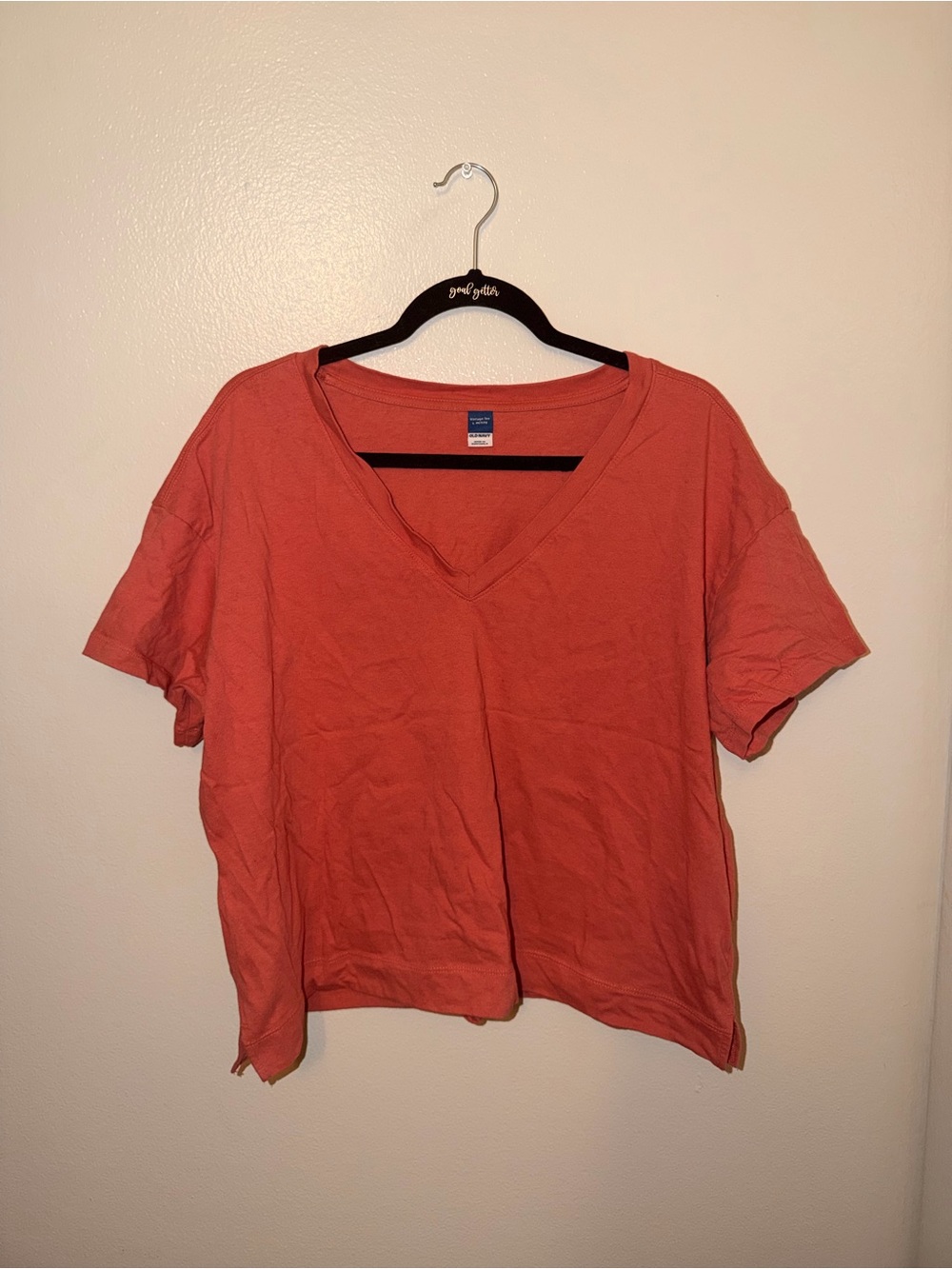 Old Navy Cropped V-Neck Top – Petite Large